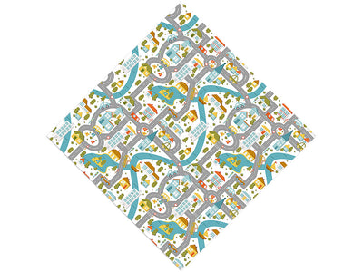 Local Roads Toy Room Vinyl Wrap Pattern