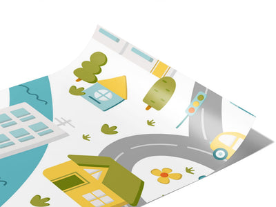 Local Roads Toy Room Vinyl Wraps~Rwraps Series 914 Digitally Printed Vinyl Wrap~0