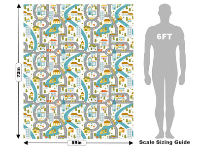Local Roads Toy Room Vehicle Wrap Scale~Rwraps Series 914 Local Roads Toy Room Measurements~1