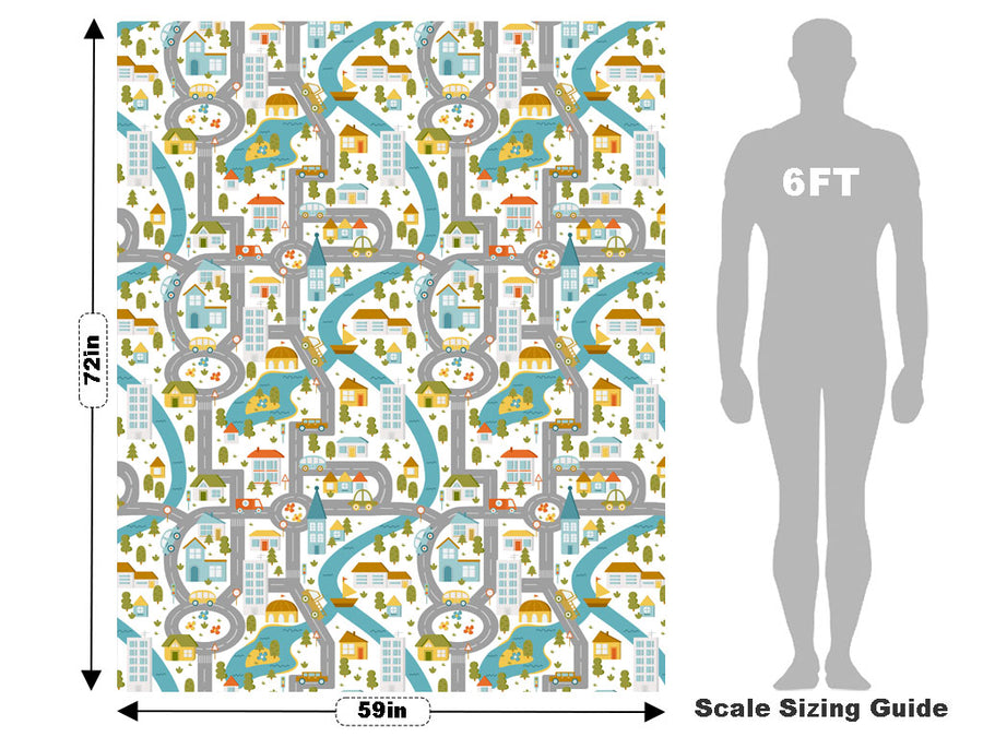 Local Roads Toy Room Vehicle Wrap Scale~Rwraps Series 914 Local Roads Toy Room Measurements~1