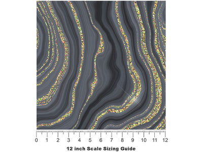 London Fog Gemstone Vinyl Film Pattern Size 12 inch Scale~Rwraps London Fog Gemstone Sizing Chart~2
