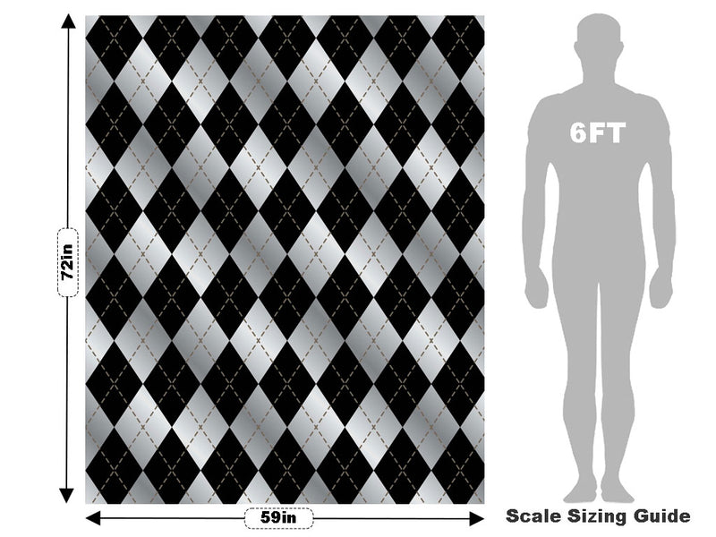 London Fog Argyle Vehicle Wrap Scale~Rwraps Series 914 London Fog Argyle Measurements~1