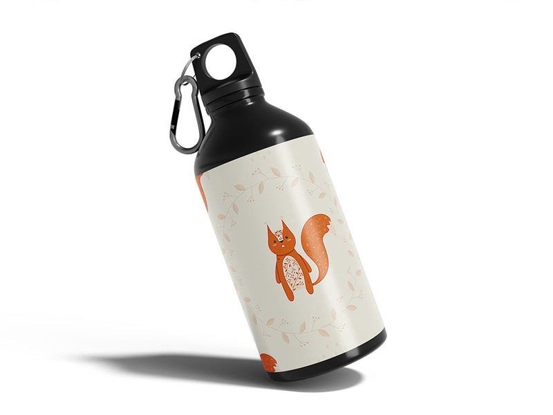 lone wanderer animal Water Bottle DIY Stickers