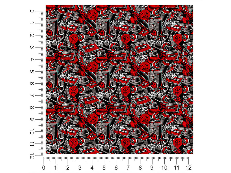 long run graffiti 1ft x 1ft Craft Sheets