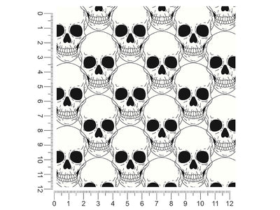 look away skull and bones 1ft x 1ft Craft Sheets