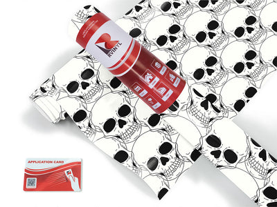look away skull and bones Craft Vinyl Roll