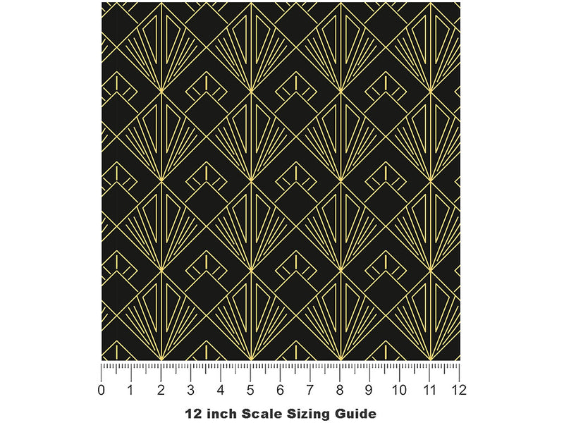 Lookie Lookie Art Deco Vinyl Film Pattern Size 12 inch Scale~Rwraps Lookie Lookie Art Deco Sizing Chart~2