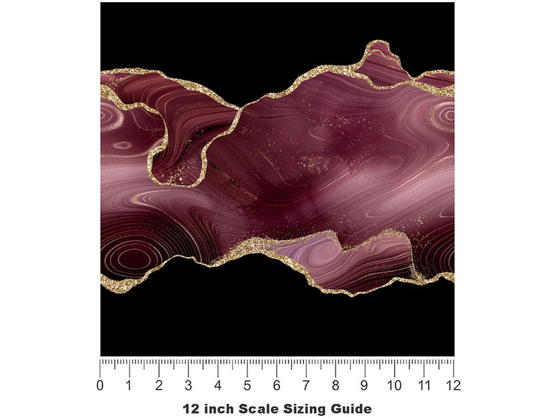 Lord Ares Gemstone Vinyl Film Pattern Size 12 inch Scale~Rwraps Lord Ares Gemstone Sizing Chart~2