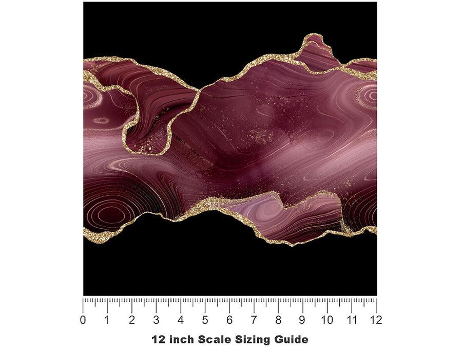 Lord Ares Gemstone Vinyl Film Pattern Size 12 inch Scale~Rwraps Lord Ares Gemstone Sizing Chart~2