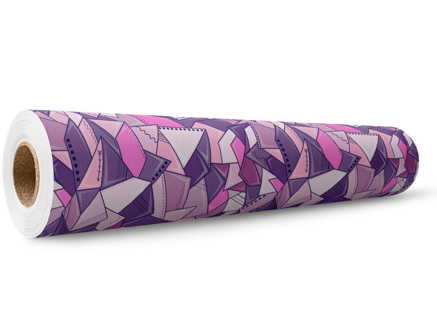 Lost Fairies Mosaic Wrap Film Wholesale Roll~Rwraps Series 914 Digitally Printed Vinyl Roll~5