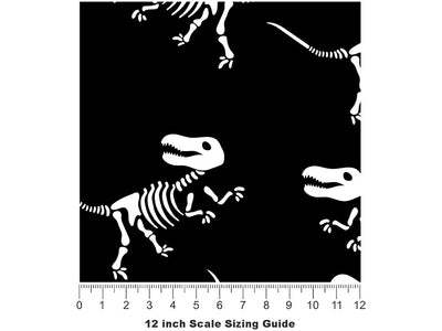 Lost Kings Dinosaur Vinyl Film Pattern Size 12 inch Scale~Rwraps Lost Kings Dinosaur Sizing Chart~2