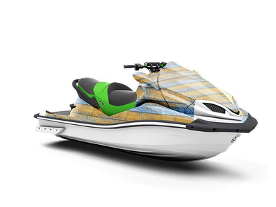 Lost Maya Wood Plank Jet Ski Vinyl Customized Wrap