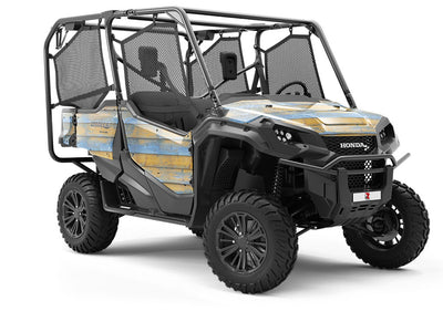 Lost Maya Wood Plank Utility Vehicle Vinyl Wrap