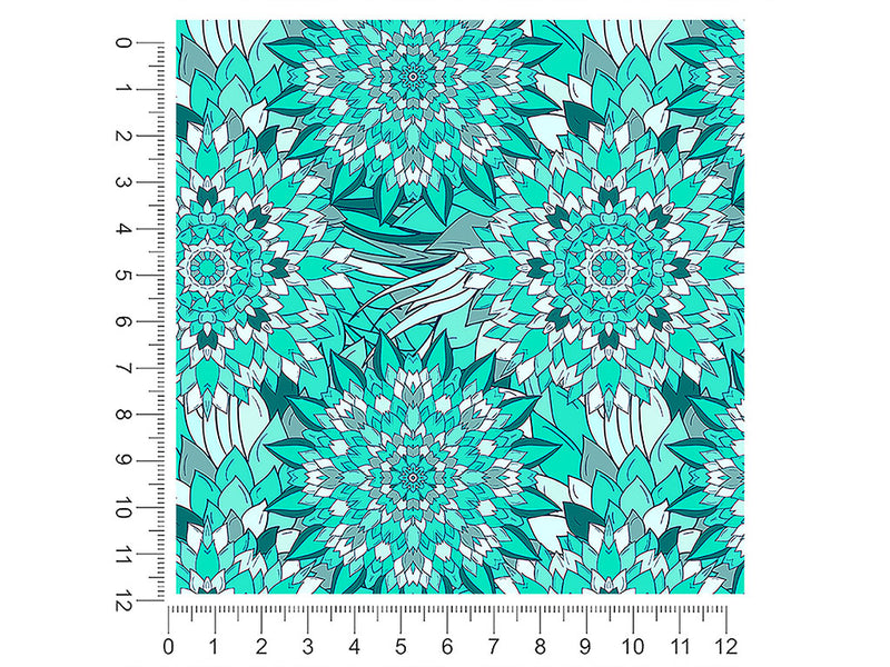 lost oasis floral 1ft x 1ft Craft Sheets