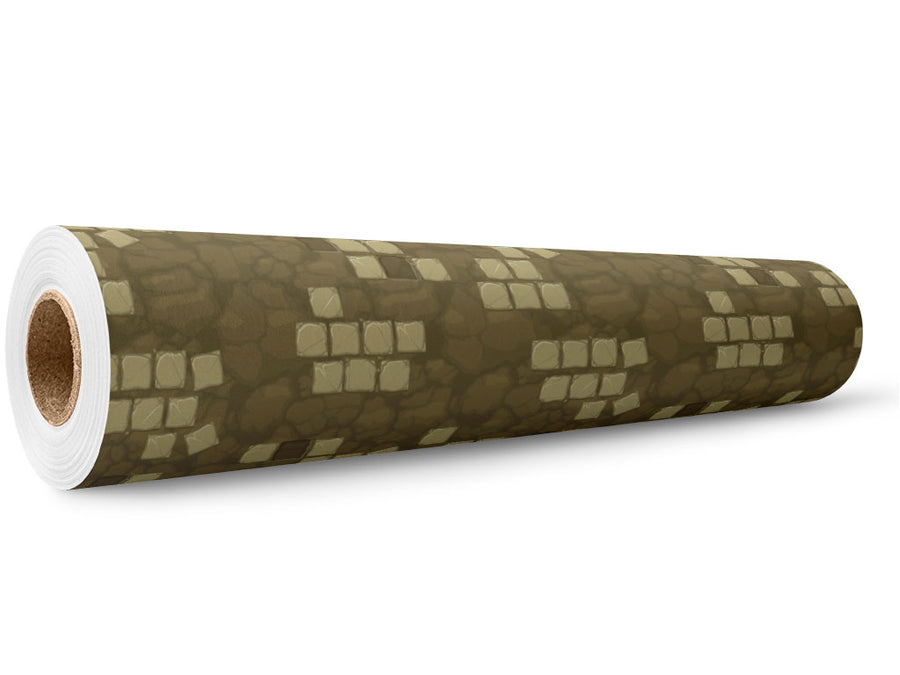 Lost Pathway Brick Wrap Film Wholesale Roll~Rwraps Series 914 Digitally Printed Vinyl Roll~5