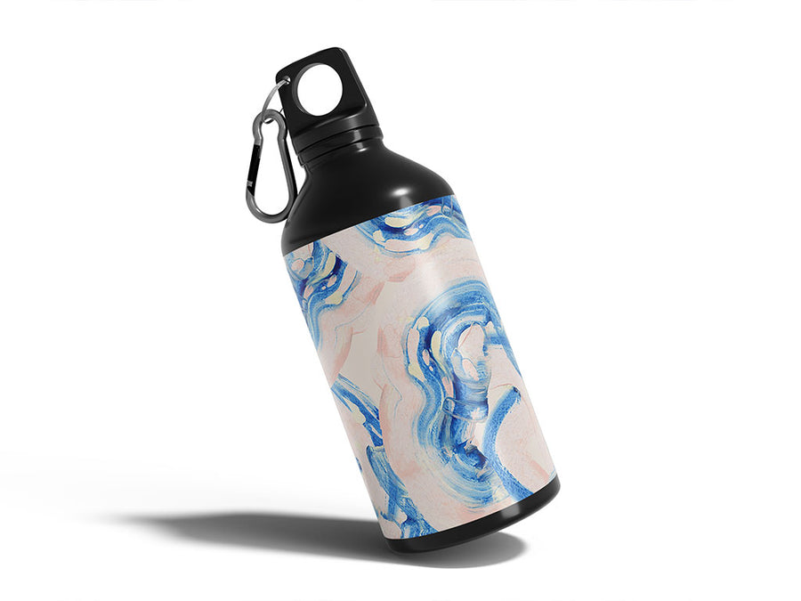 lost rivers abstract geometric Water Bottle DIY Stickers