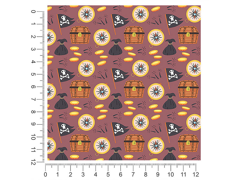 lost treasure pirate 1ft x 1ft Craft Sheets