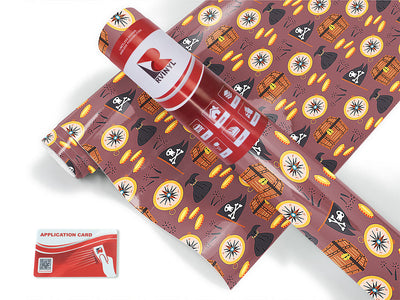 lost treasure pirate Craft Vinyl Roll
