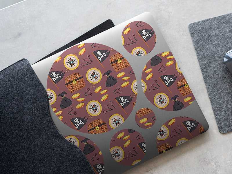 lost treasure pirate DIY Laptop Stickers