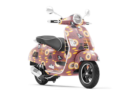 Lost Treasure Pirate Vespa Scooter Wrap Film