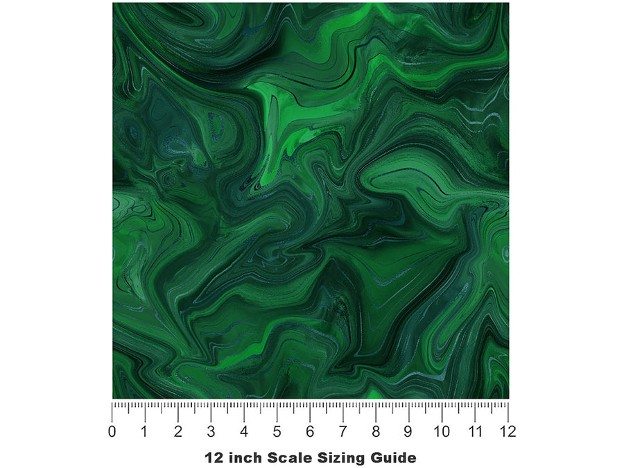 Lost Woods Gemstone Vinyl Film Pattern Size 12 inch Scale~Rwraps Lost Woods Gemstone Sizing Chart~2