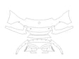 lotus emira 3M Clear Bra Bumper Precut PPF Diagram