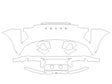 lotus emira 3M Clear Bra Door Cup Precut PPF Diagram