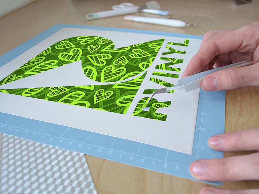 loud proclamations heart Easy Weed Craft Vinyl