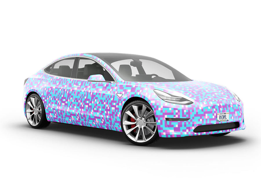 Love Affair Pixel Vehicle Vinyl Wrap