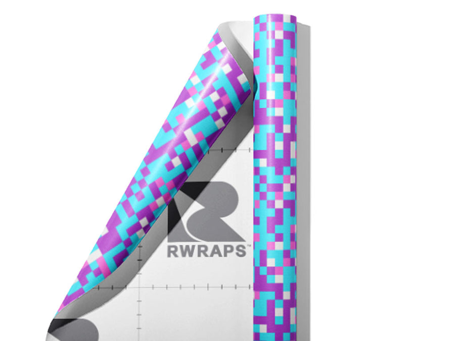 Love Affair Pixel Wrap Film Sheets~Rwraps Series 914 Love Affair Pixel Scrolled Sheet~3