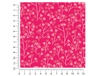 love blossom heart 1ft x 1ft Craft Sheets