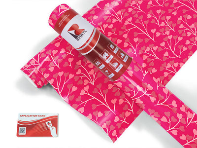 love blossom heart Craft Vinyl Roll