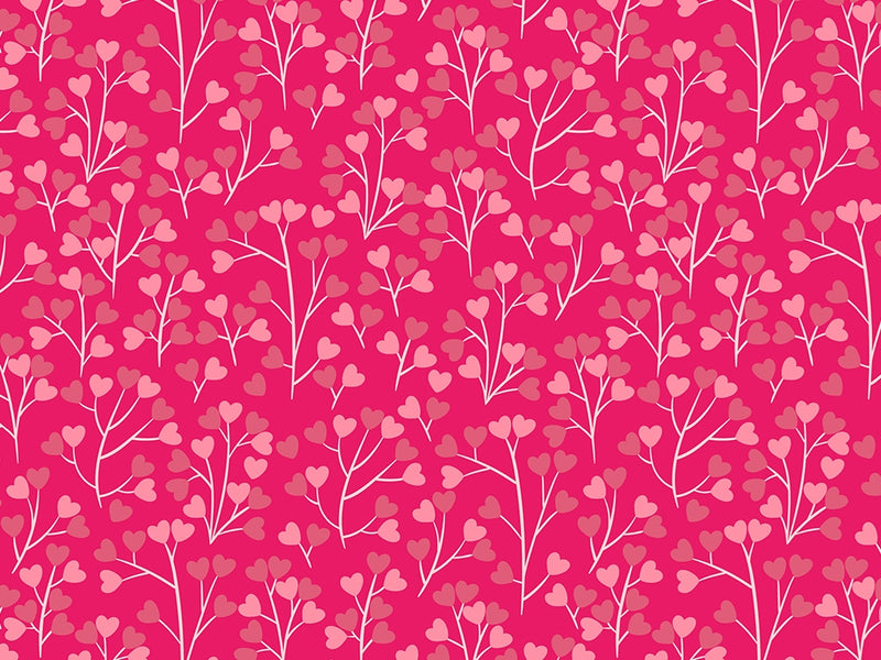 Love Blossom Heart Vinyl Wrap Pattern~Rwraps Series 914 Digitally Printed Vinyl Wrap~0