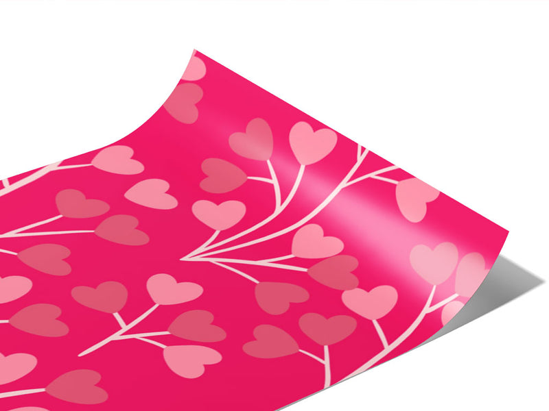 Love Blossom Heart Vinyl Wraps~Rwraps Series 914 Digitally Printed Vinyl Wrap~0