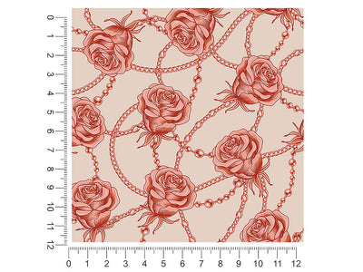 love chains floral 1ft x 1ft Craft Sheets