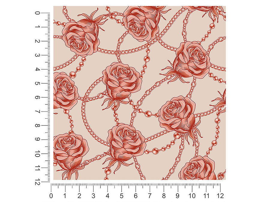 love chains floral 1ft x 1ft Craft Sheets