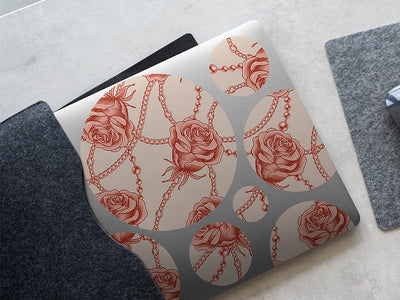 love chains floral DIY Laptop Stickers