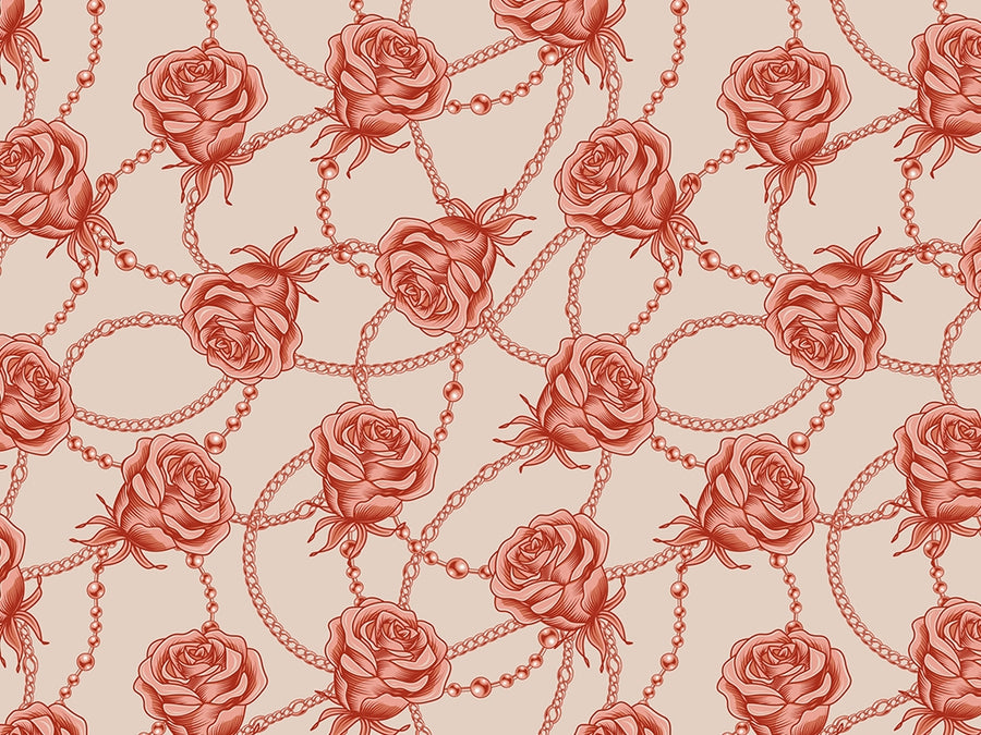 Love Chains Floral Vinyl Wrap Pattern~Rwraps Series 914 Digitally Printed Vinyl Wrap~0