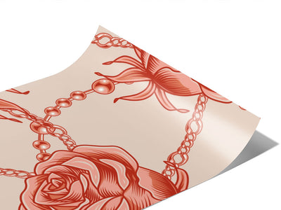 Love Chains Floral Vinyl Wraps~Rwraps Series 914 Digitally Printed Vinyl Wrap~0