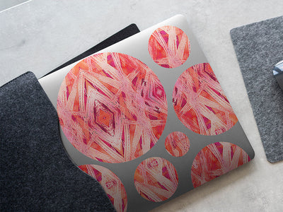 love games watercolor DIY Laptop Stickers