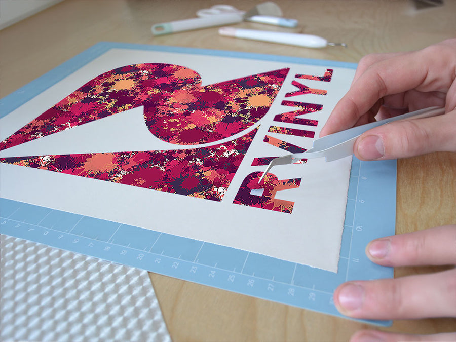 love resurrection paint splatter Easy Weed Craft Vinyl