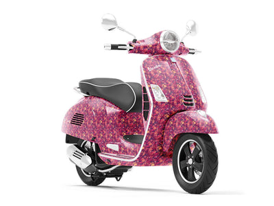 Love Resurrection Paint Splatter Vespa Scooter Wrap Film