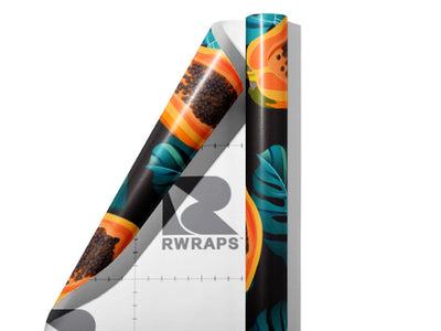 Lovely Bettina Fruit Wrap Film Sheets~Rwraps Series 914 Lovely Bettina Fruit Scrolled Sheet~3