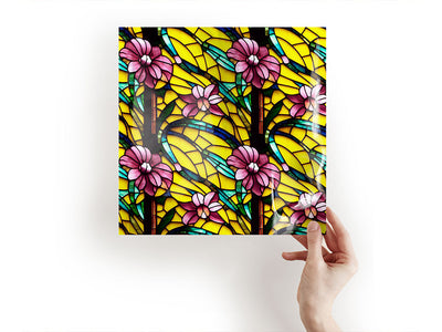 lovely day stained glass Craft Sheets
