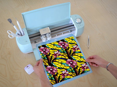 lovely day stained glass Cricut Compatible Vinyl