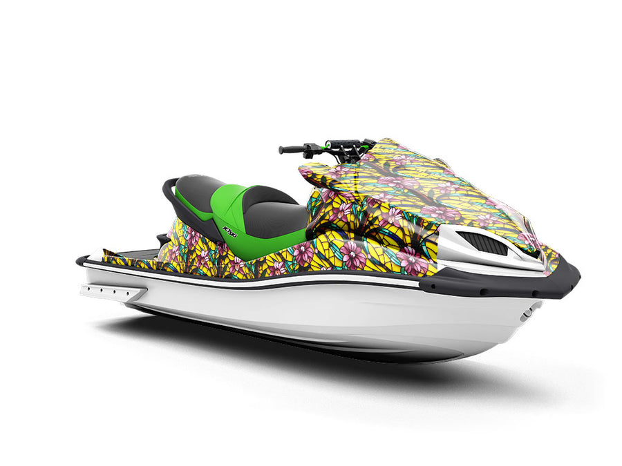 Lovely Day Stained Glass Jet Ski Vinyl Customized Wrap