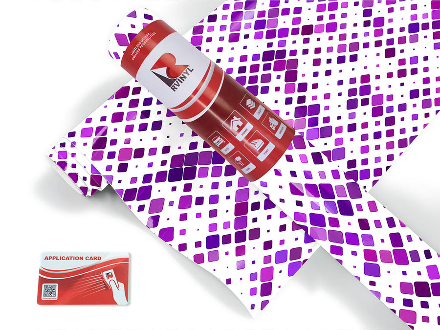 lovely iris mosaic Craft Vinyl Roll