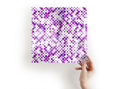 lovely iris mosaic Craft Sheets