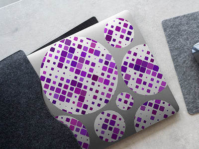 lovely iris mosaic DIY Laptop Stickers