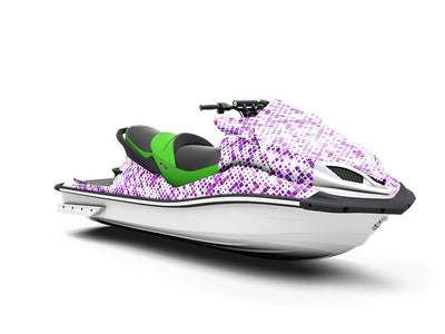 Lovely Iris Mosaic Jet Ski Vinyl Customized Wrap